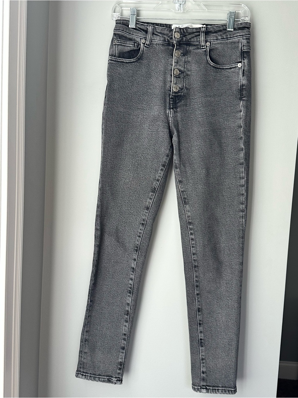 IRO Experience Gaety Slim High-Rise Button Fly Skinny Jeans Size 27